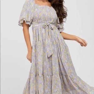 Floral smocked dress